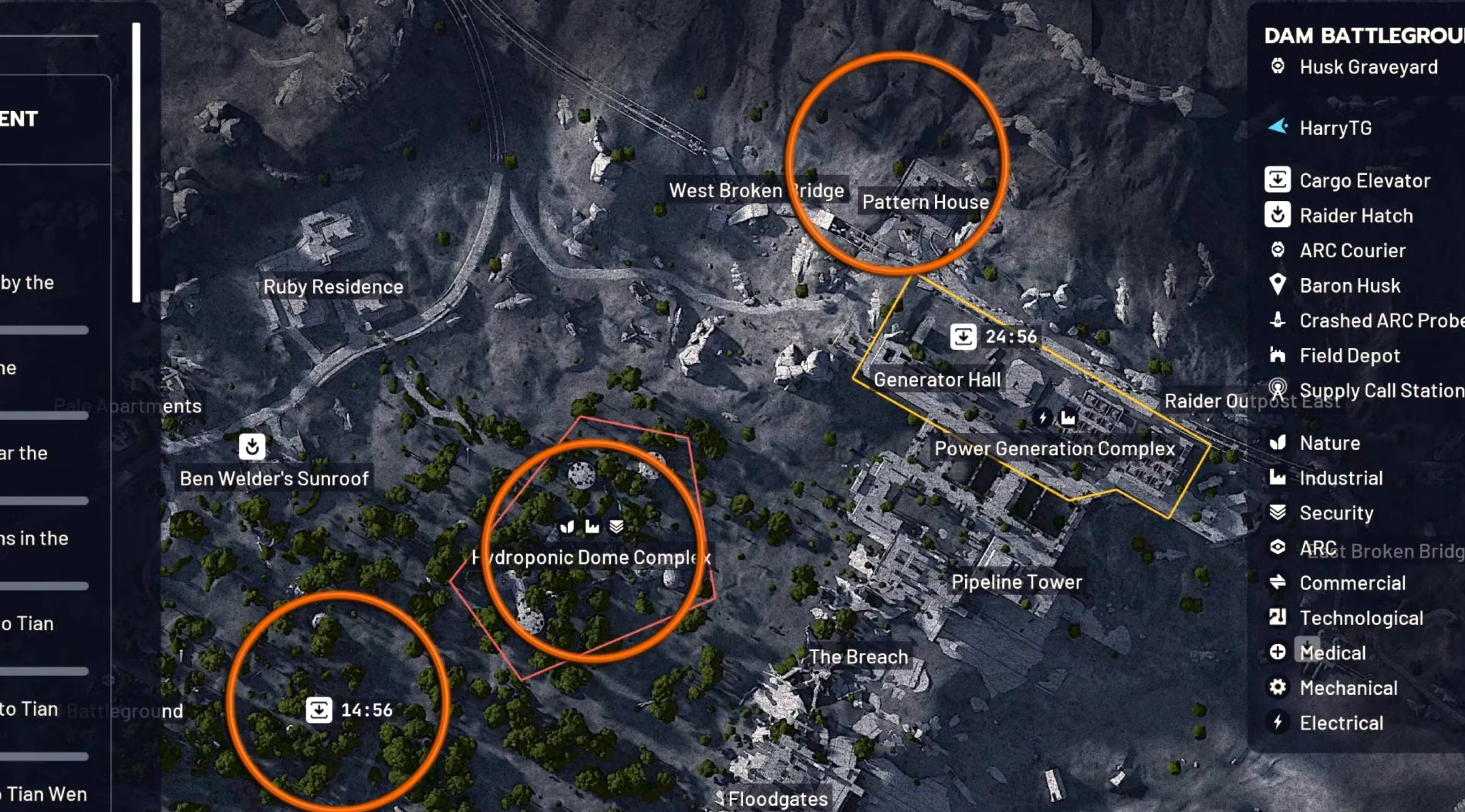 arc raiders faming locations